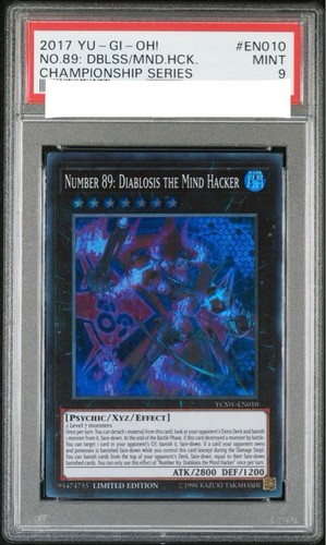 Carta psa oh numero 89 - yu-gi-oh,