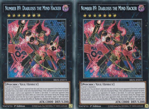 Yugioh number 89 - 2, x